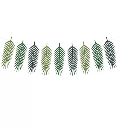 Aloha guirlande - grønne blade