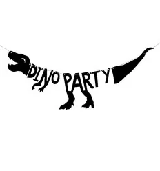 Dinosaurs party banner