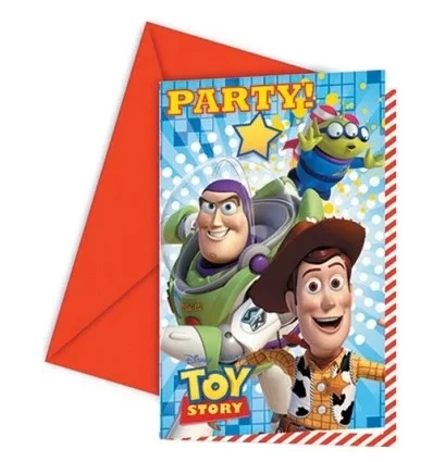 Toy Story invitationer