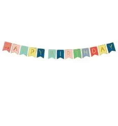 Happy birthday banner - 15 cm x 175 cm