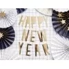 Happy new year banner - guld - lav selv