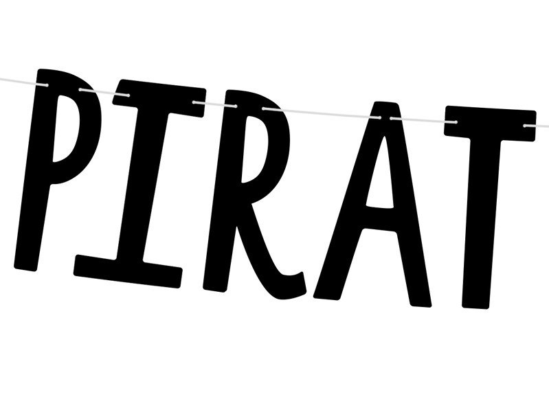6: Pirat party banner - sort