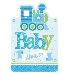 8 stk. Baby Shower Invitationer - Pige